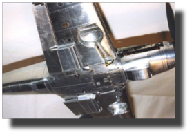 Messerschmitt Bf 109 G. Scratch built in metal by Rojas Bazán. 1:15 scale.